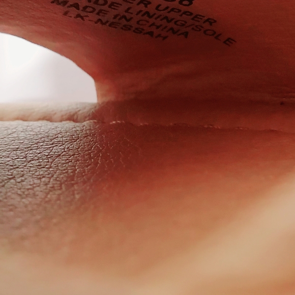 Lucky Brand Nessah Open Toe Sandal Shoes Chunky Heel Snakeskin Studs Leather 8M - Picture 15 of 16